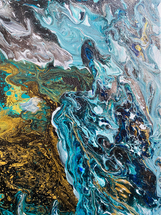 Earthflow - Abstract Fluid Art (Small)