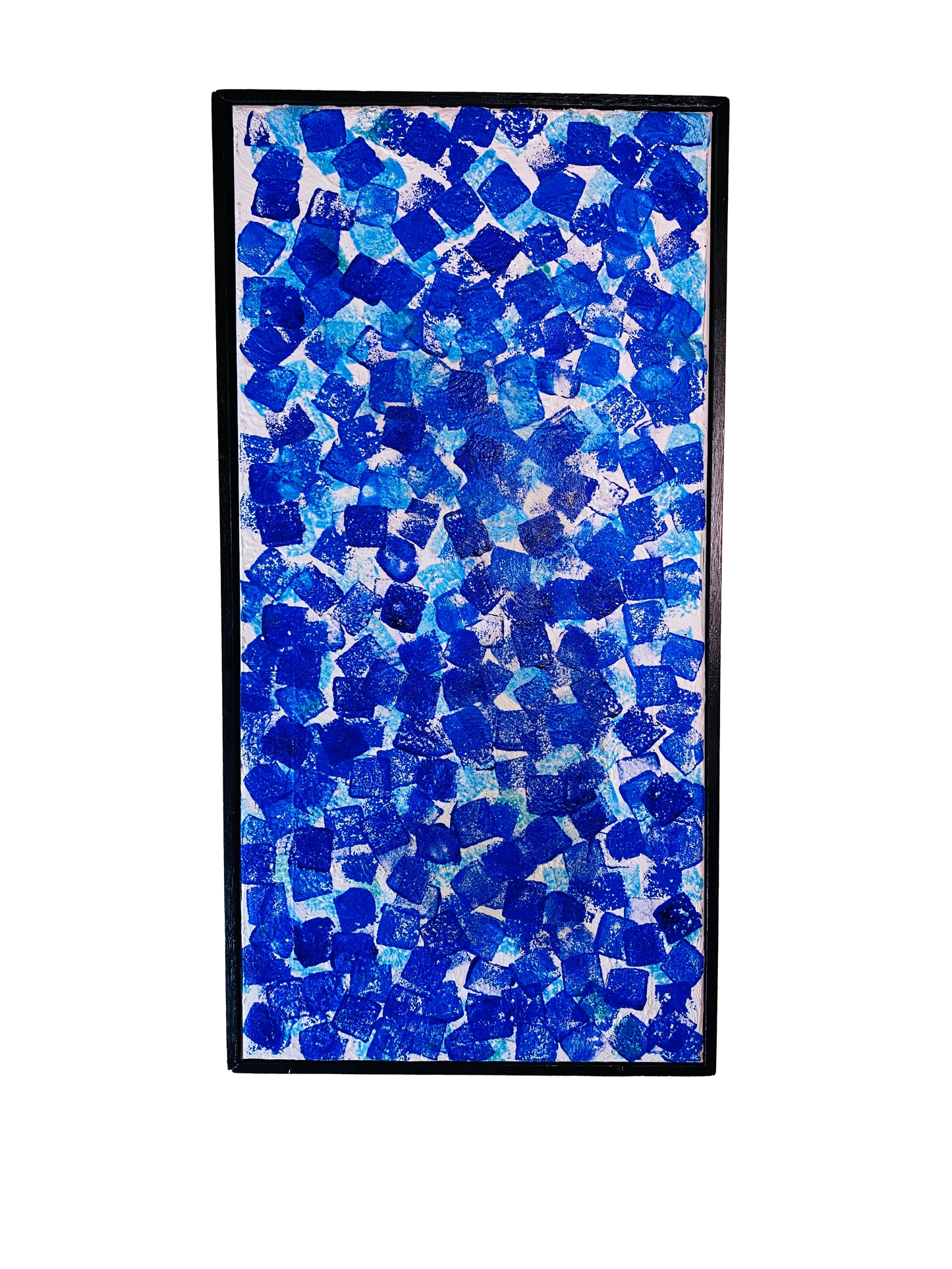 Ocean Mosaic – Abstract Blue Wall Art